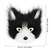 Halloween Series Anti-fox Fur Cat Fox Half Face Mask with Eyes Cosplay Cat Face Mask Accessories