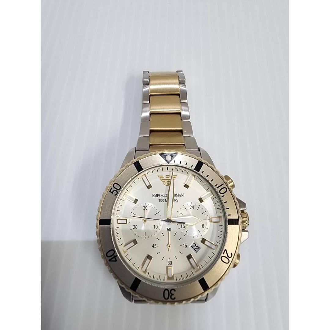 Used Beautiful item!! EMPORIO ARMANI chronograph watch