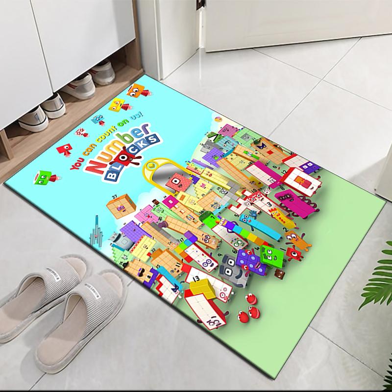 Tappeto Stampato Numberblocks, per Sedia da Ufficio Soggiorno Camera da Letto Cucina Decorazioni Regali.