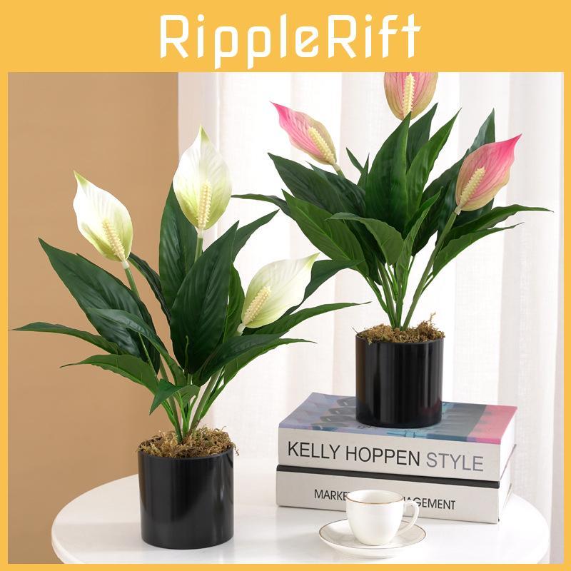 Artificial Plant Spathiphyllum Bouquet Suitable For Daily Decoration Home
