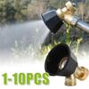 Brass/Alloy Agricultural Atomization Adjustable Nozzle Black Whirlwind Sprinkler Head for Garden Farm Irrigation Tool