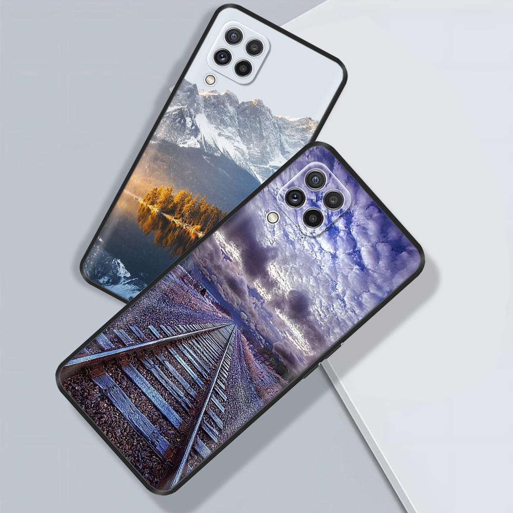 Phone Case For Samsung M22 Case Soft TPU Silicone Anti Drop Back Cover Housing For Samsung Galaxy M32 M 22 M 32 Fundas Shells