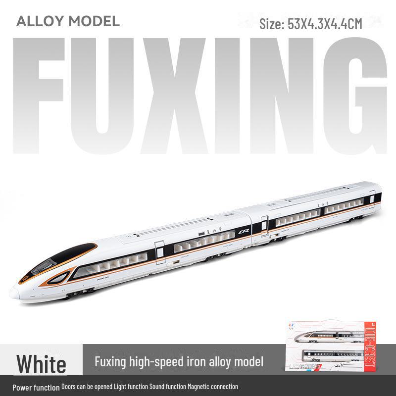 

Модель скоростного поезда Fuxing из сплава - игрушка для сборки и моделирования для мальчиков