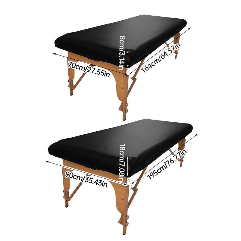 Potah na kosmetické lůžko z PU kůže Potah na masážní stůl Vodotěsný Odolný proti skvrnám Náhradní potah Ochrana desky masážního stolu
