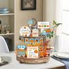 Autumn Harvest Farmhouse Decor Bundle with Pumpkin Patch Scarecrow Truck Signs and Table Centerpieces for Fall Tiered Tray