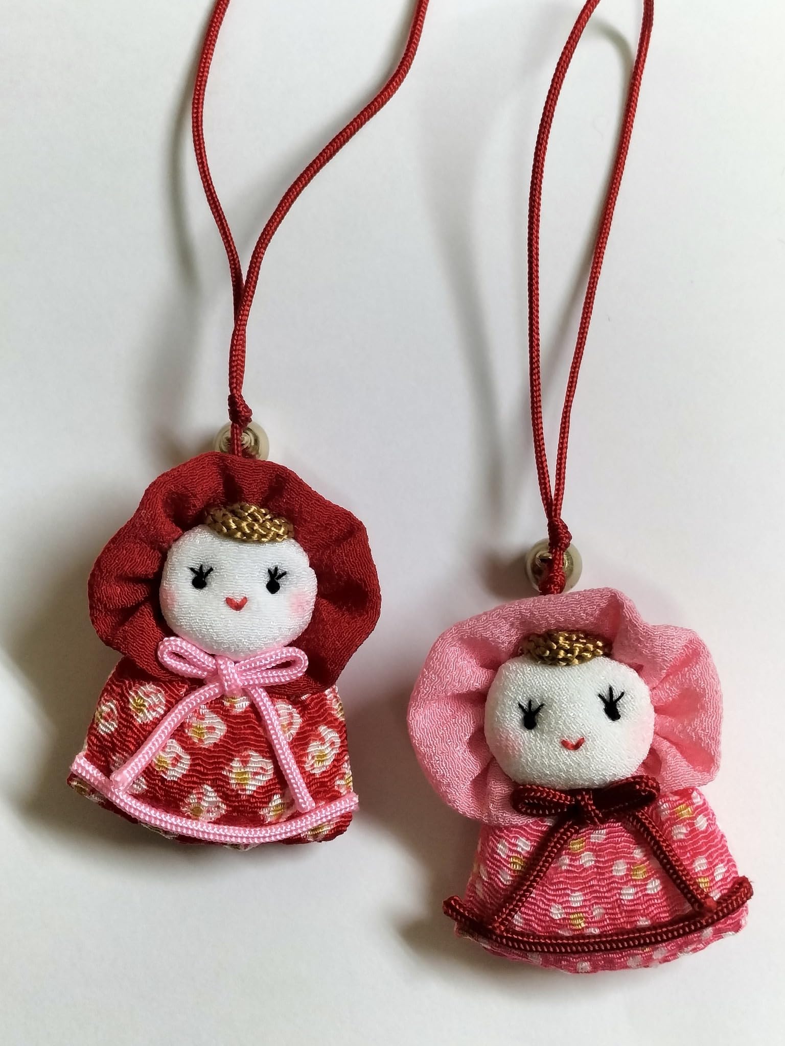 

Craft Cute Chirimen Charms Set of 2 Nakayoshi Dolls Kit -