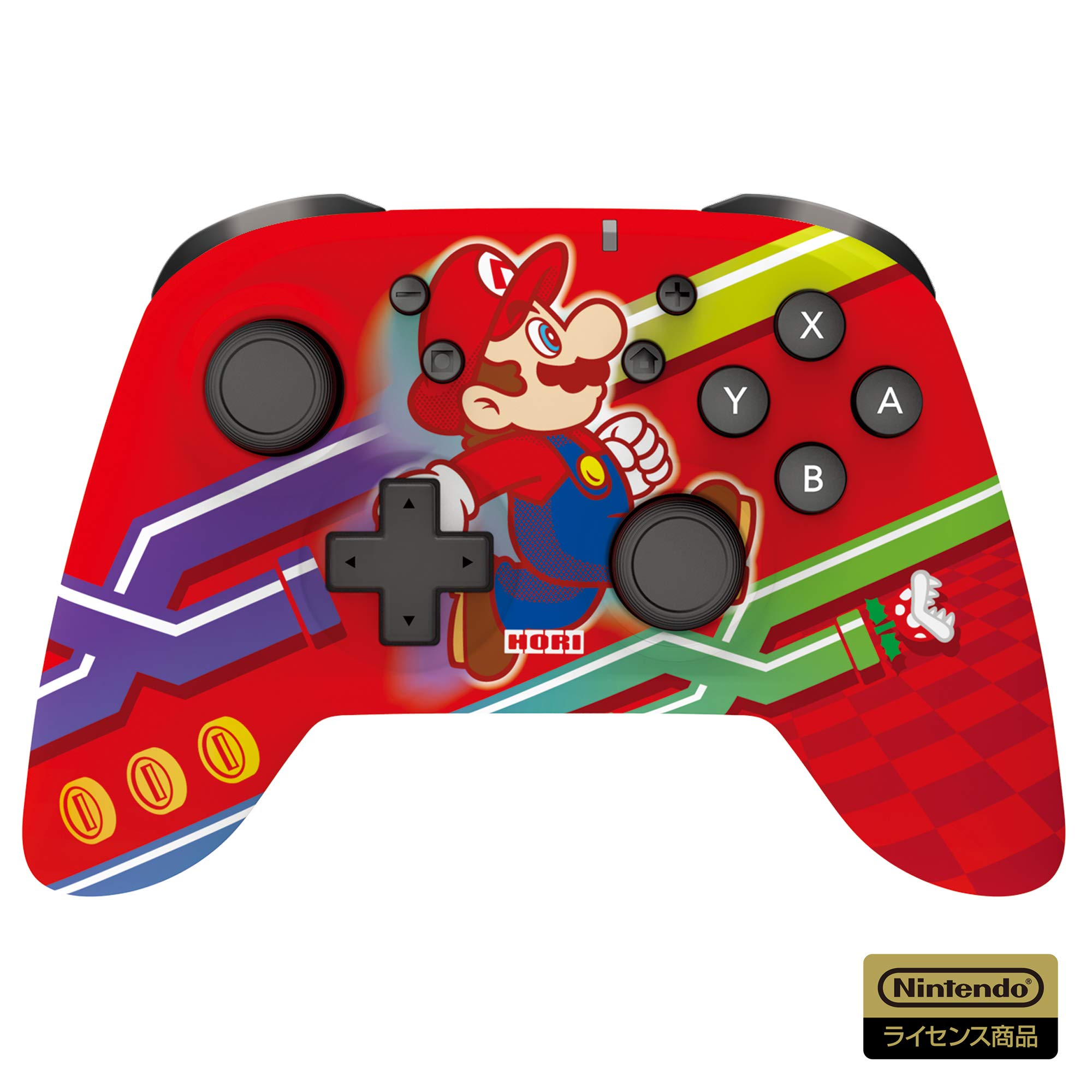 

Лицензированный беспроводной Horipad для Nintendo Switch Super Mario Edition Switch [продукт Nintendo] [совместимый с Nintendo]