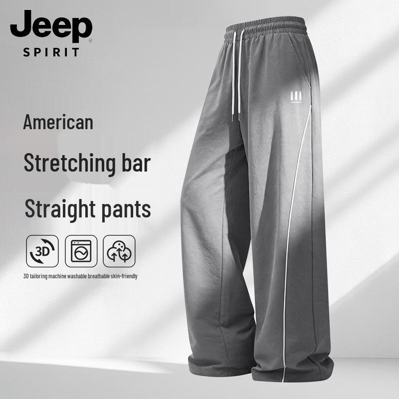 JEEP SPIRIT Men's Casual Straight Leg Pants