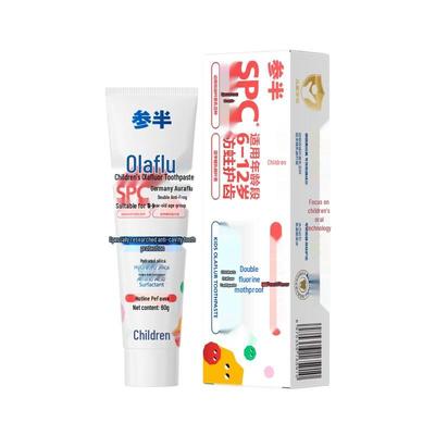 Semi Kids' Peach Olafluor Toothpaste