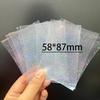 50Pcs Heart Shape Rainbow Star Foil Card Sleeves Top Loading Protector For Board Games Collectible Cards Pos  Tarot