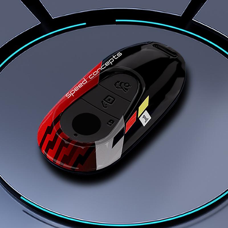 New ABS Car Key Case Cover Shell For Mercedes Benz C E S Class GLC W206 W223 W214 E300 C260 C300 S450 S500 S400 Fob Accessories
