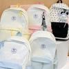 Japanese Ins Small Fresh and Sweet Girl Schoolbag Ice Cream Color Middle School Backpack Junior High School Girl Schoolbag