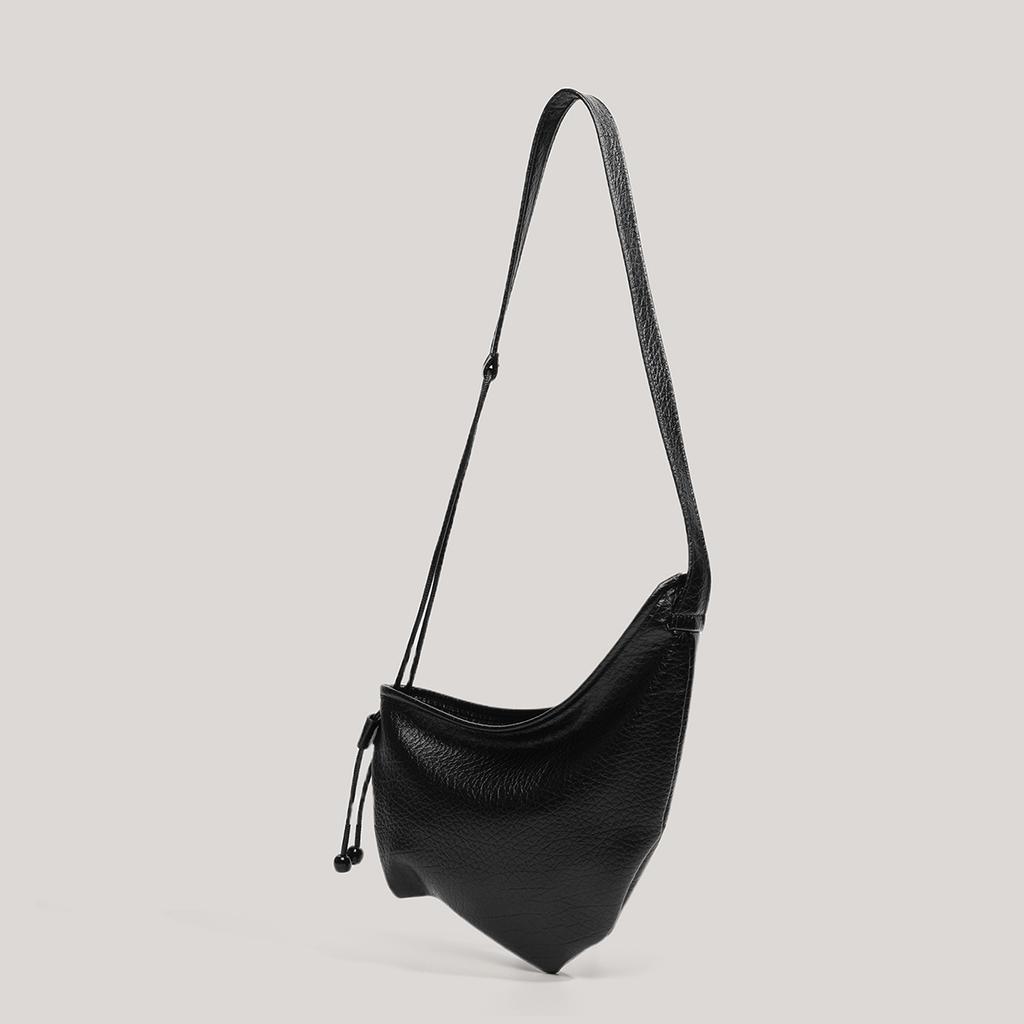 Nieregularna torba róg, Torba damska, Torba crossbody na jedno ramię, Torba pod pachę, Torba crossbody na jedno ramię