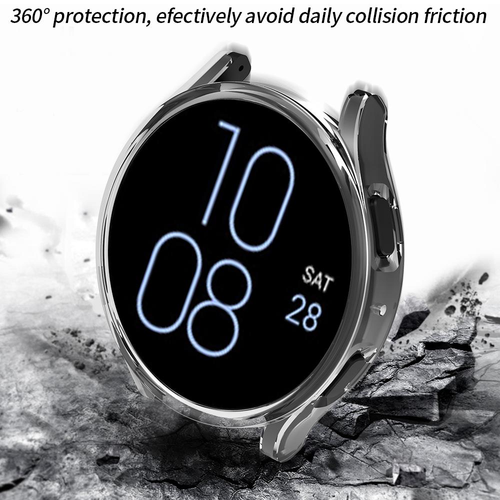 Coque pour Samsung Galaxy Watch 6 Classic 47mm 43mm PC Mate Coque Pare-chocs Protectrice pour Galaxy Watch 6 40mm 44mm Housse Protectrice