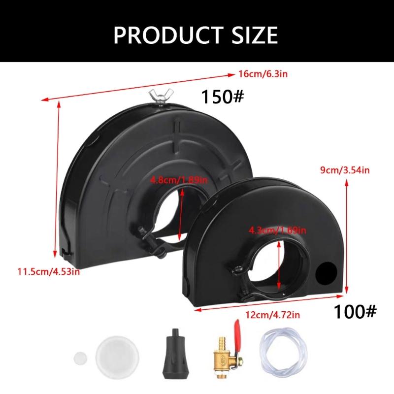Professional Universal Dust Extraction Cutting Guard Shroud Shield Cover for Grinders Enhancing Clean Work Environment