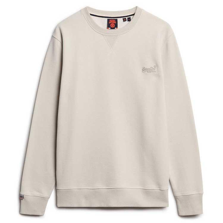 Superdry, Herren, Pullover, Essential Logo Sweatshirt mit Rundhalsausschnitt, Beige, (3XL) - Bild 3