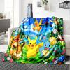 1pc Gengar Space Adventure Flannel Blanket,Ultra Soft Warm Plush Throw for Home Bedroom Bed Sofa Cover Camping Picnic Gift Y72430