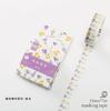 Beautiful Wash Tape Flower Plant Japanese Masking Adhesive Tape Decors Scrap Booking Sticker Label