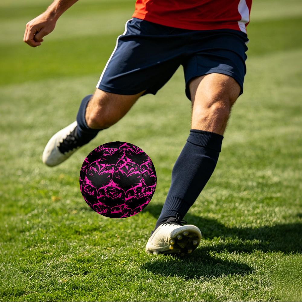 1pc Abstract Fusion Size 5 Soccer Ball Professional Match Training Football Indoor &Outdoor Sports Ball Lightweight Durable C6599