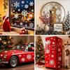 Autocollant Sticker Noel -9 plaques flocons de neige étoile pour fenêtre vitre miroir frigo électrostatique réutilisable Phonillico®