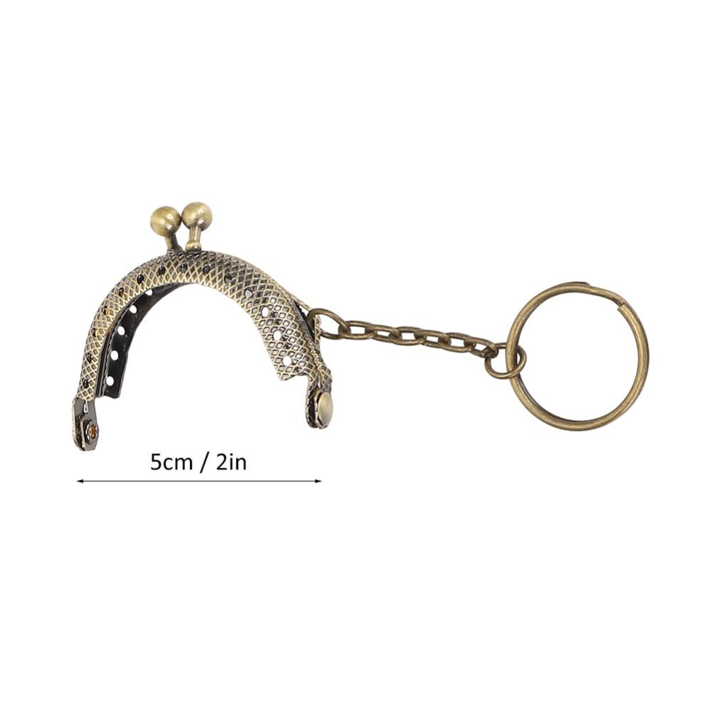 10pcs Semicircle Shape Purse Frame Clasp Metal DIY Purse Frame Kiss Clasp Lock For Purse Making