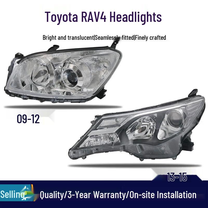 

Совместимо с 09-16 Toyota RAV4, Сборка крышки светодиодной фары, Переднее освещение дальнего/ближнего света. 09-12 Brand Driver Left