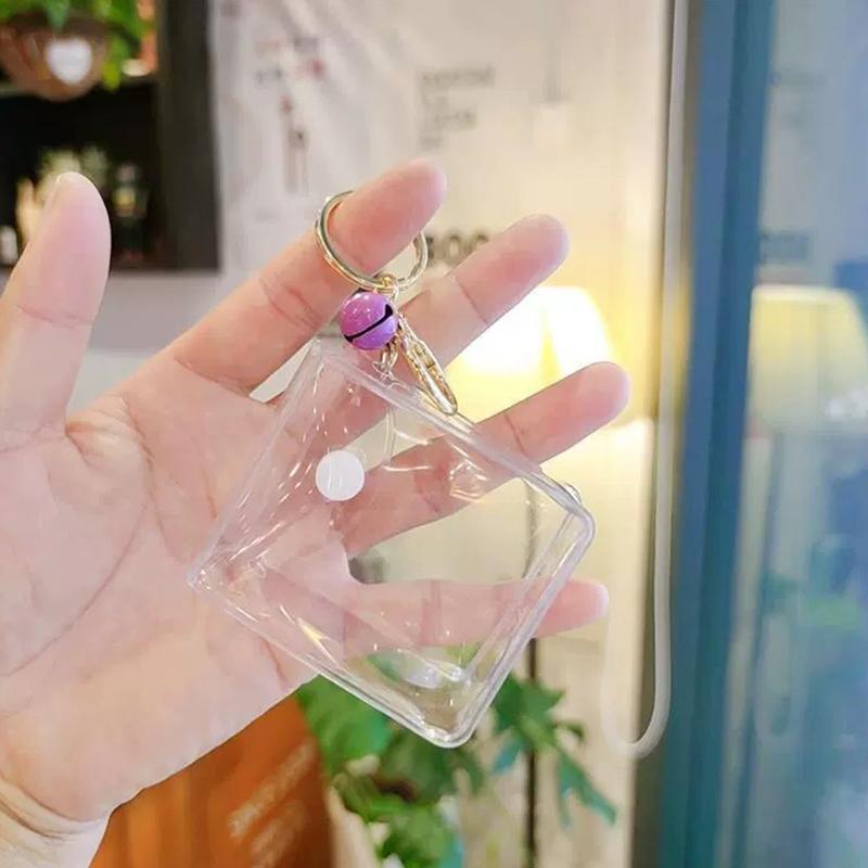 Transparent Pvc Square Mini Coin Purses Case Clear Small Key Wallets Pouch Women Kids Girls Lipstick Earphone Coin Storage Bags