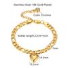 Anklet For Women Gold Color Stainless Steel Figaro Link Ankle Bracelet Summer 2024  Leg Chain Beach Foot Jewelry Ancklets