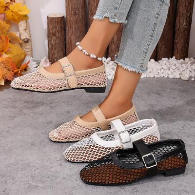 Sandali Sexy Comodi da Donna a Rete Geometrica Stile Romano con Cinturino alla Caviglia