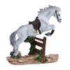 European-style Resin Running Horse Figurine Abstract Art Animal Sculpture Living Room or Office Desktop Horse Decoration Gift