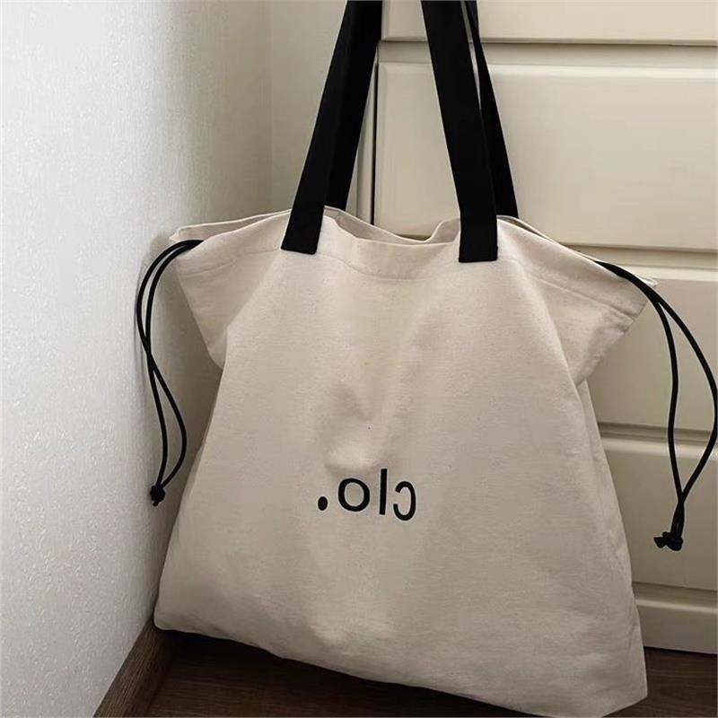 

Morning eight class to work canvas bag shoulder commuter bag 2024 spring and summer simple large-capacity tote bag women