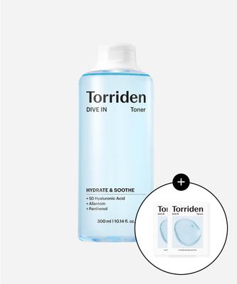 Torriden Dive In Low Molecular Hyaluronic Acid Toner 300ml + Dive In Serum 2ml 2