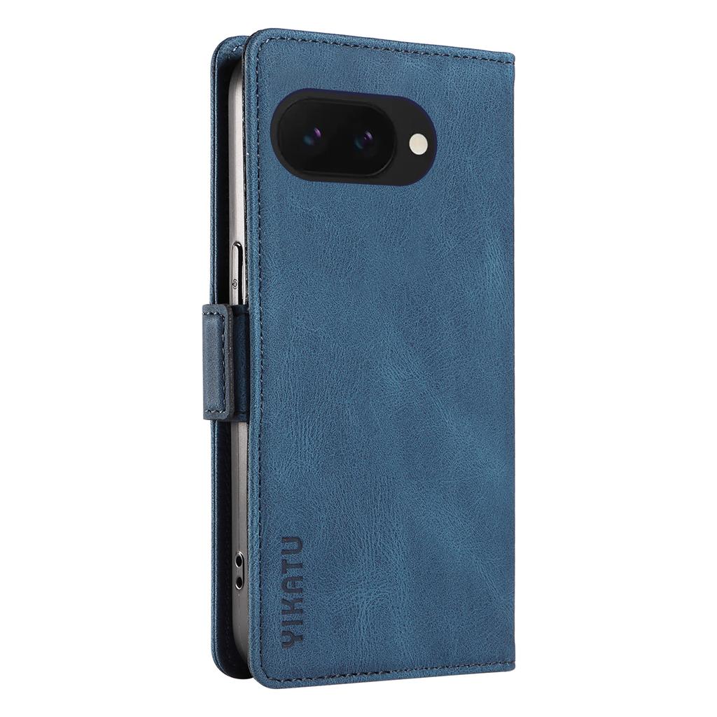YIKATU YK-005 For Google Pixel 9a Case PU Leather Wallet Phone Cover Skin Touch Feeling