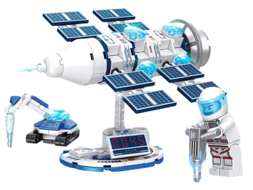 Aerospace Rocket Model Building Blocks - Educational Toy for Kids