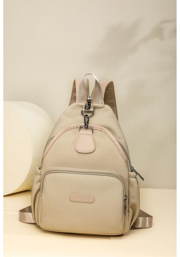 Schoolbag Women's Backpack Nylon Bag Spring New Trendy Backpack Small Bag Single Shoulder Mother Bag Storage Bag