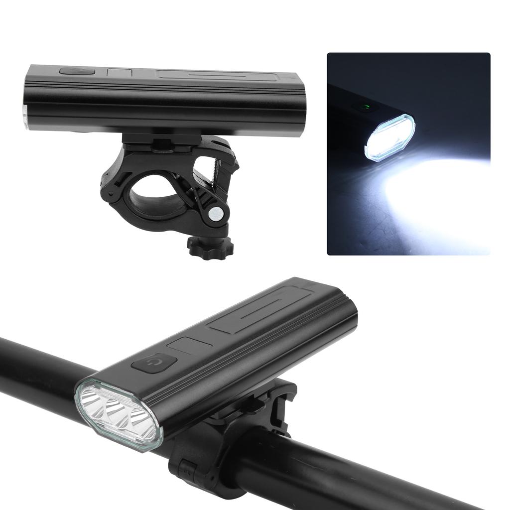 Mountainbike USB Wiederaufladbares Frontlicht Nachtfahrrad LED Scheinwerfer Verstellbar