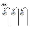 Outdoor Party Decorations Mini Disco Ball Garden Stake, Weatherproof Hanging Mirror Decoration, Flower Bed Decor Accessories Reflective
