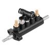 Pneumatic Control Foot Pedal, Tire Changer Air Switching Replacement Part, Service Assembly with Push-In Fittings for Bay Repair and Shop Care