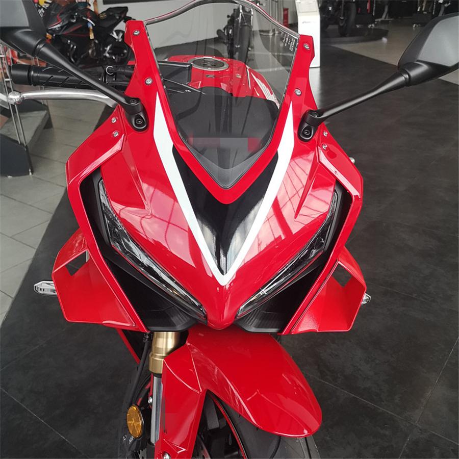 Motorcycle Front Fairing Aerodynamic Winglets Side Spoilers Decorative Dynamic Wing Kit Sticker For Sport Bike