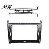 Car Navigation Console Bezel 9 Inch Radio Dash Kit for Volkswagen 2014, Stereo Fascia Panel Vehicle Installation with Mounting Brackets Screws, Center