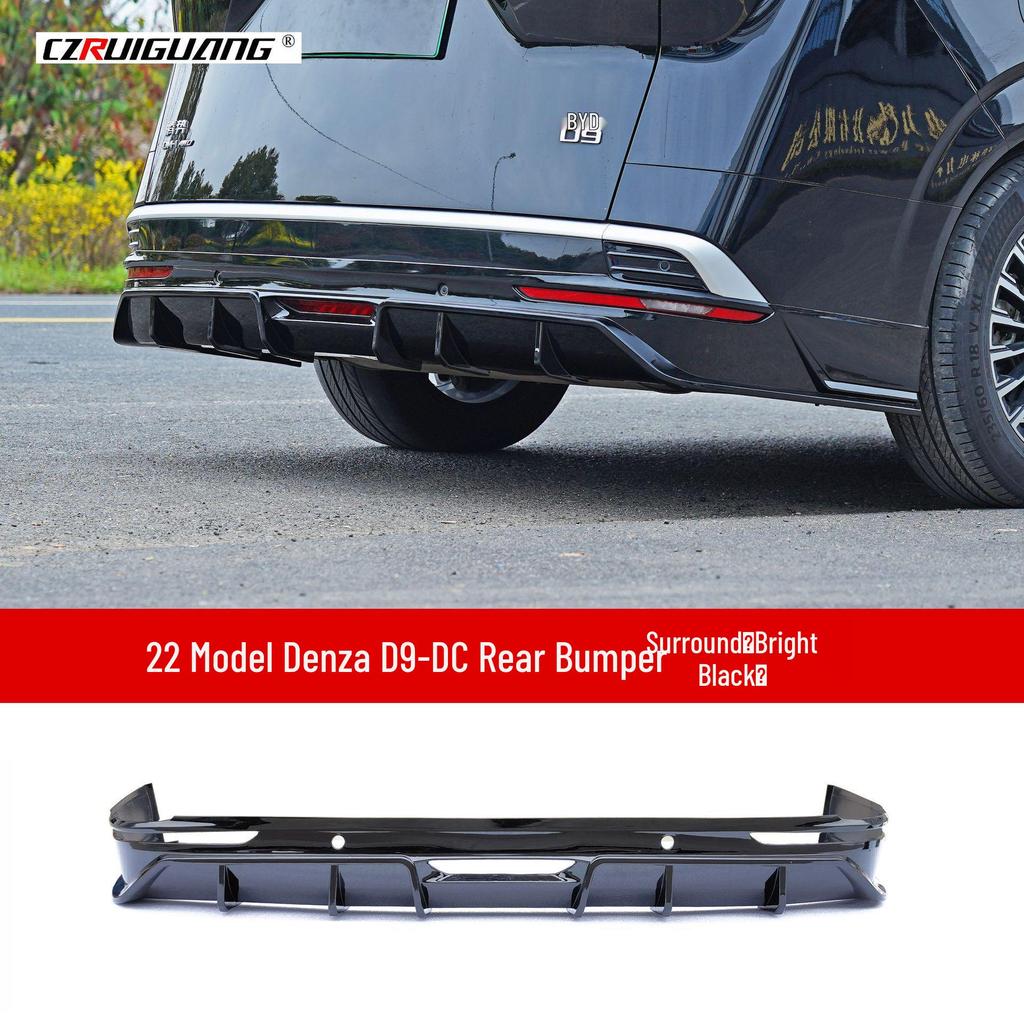 2022 BYD Denza D9 DC Body Kit: Front Splitter, Lip, Rear Spoiler, Side Skirts, Roof Spoiler, Roof Rack.