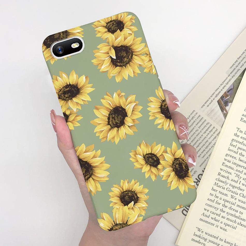 For OPPO A1K Phone Case Daisy Flower Heart Cover Silicone Soft Coque For oppo a1k RMX1941 A1K A1 k Oppo Realme C2 RealmeC2 Funda