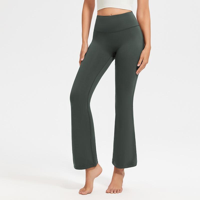New Fashion Sports Casual Flared Yoga Pants Women High Waist Hip Lifting Fitness Yoga Trousers Women Slim Fit Loose Joggings Running Yoga Pants 25587