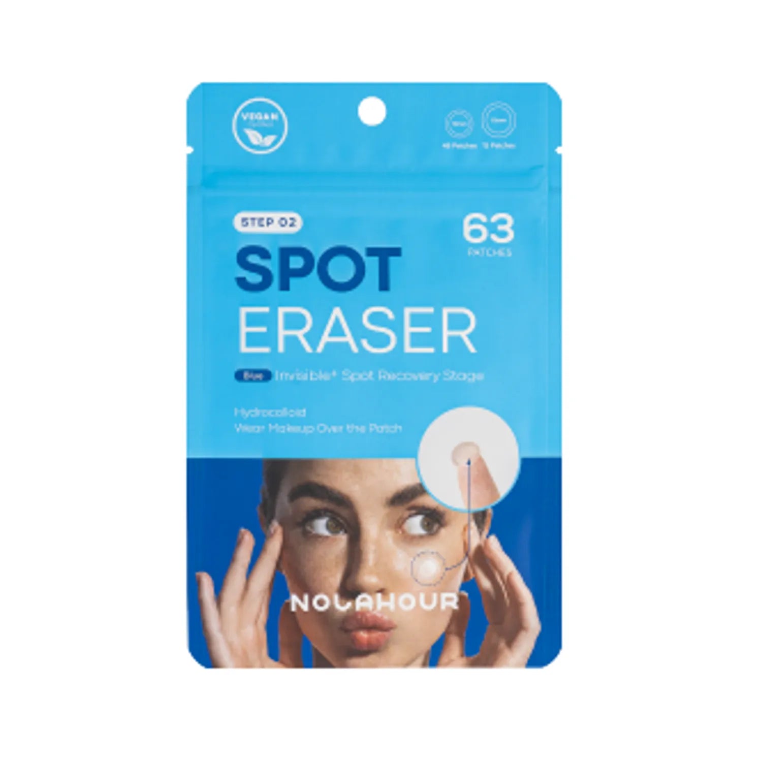 NOLAHOUR Vegan Spot Eraser Patch Step 2 Blue 63P