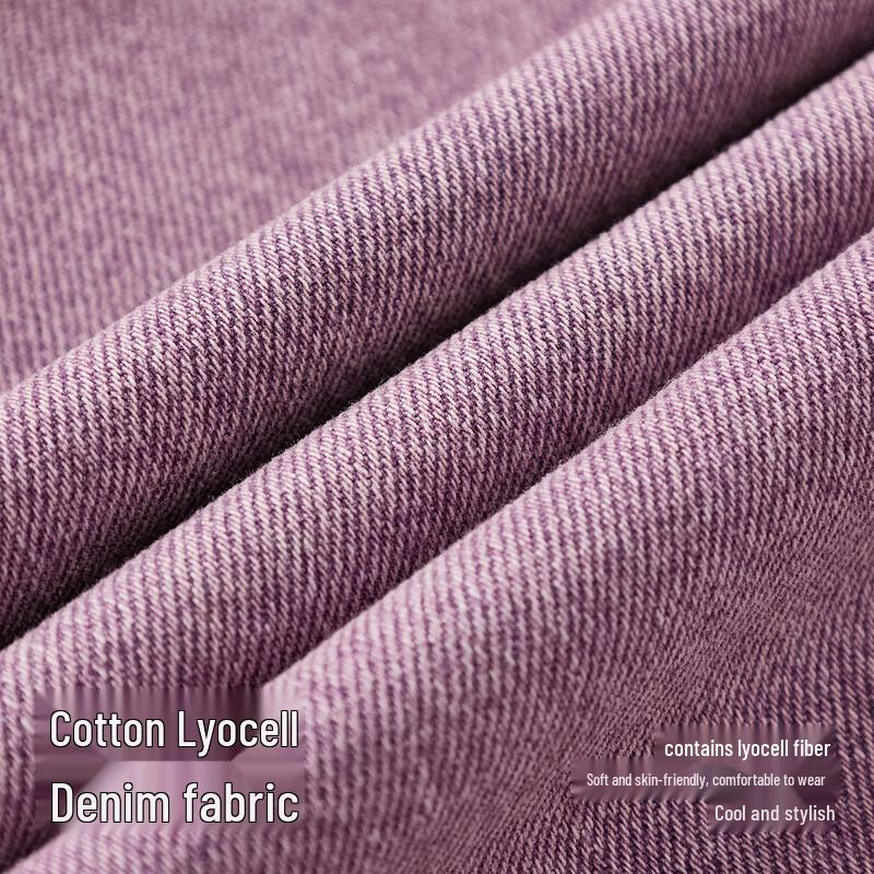 Semir Women's Loose Fit Padded Denim Jacket with Faux Fur Collar