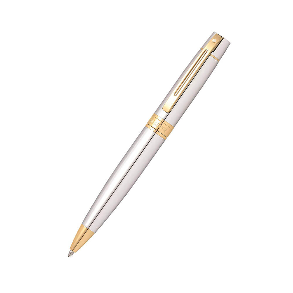 Penna Sheaffer 300 Finitura Cromata/Oro (a sfera)