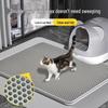 Extra Large Double Layer Cat Litter Mat: Anti-Tracking, Leak-Proof, Anti-Splatter Sand Control Mat