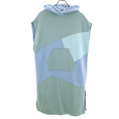 SUMMERME French Sleeve Sweat One Piece 38 Khaki Hoody Women Used