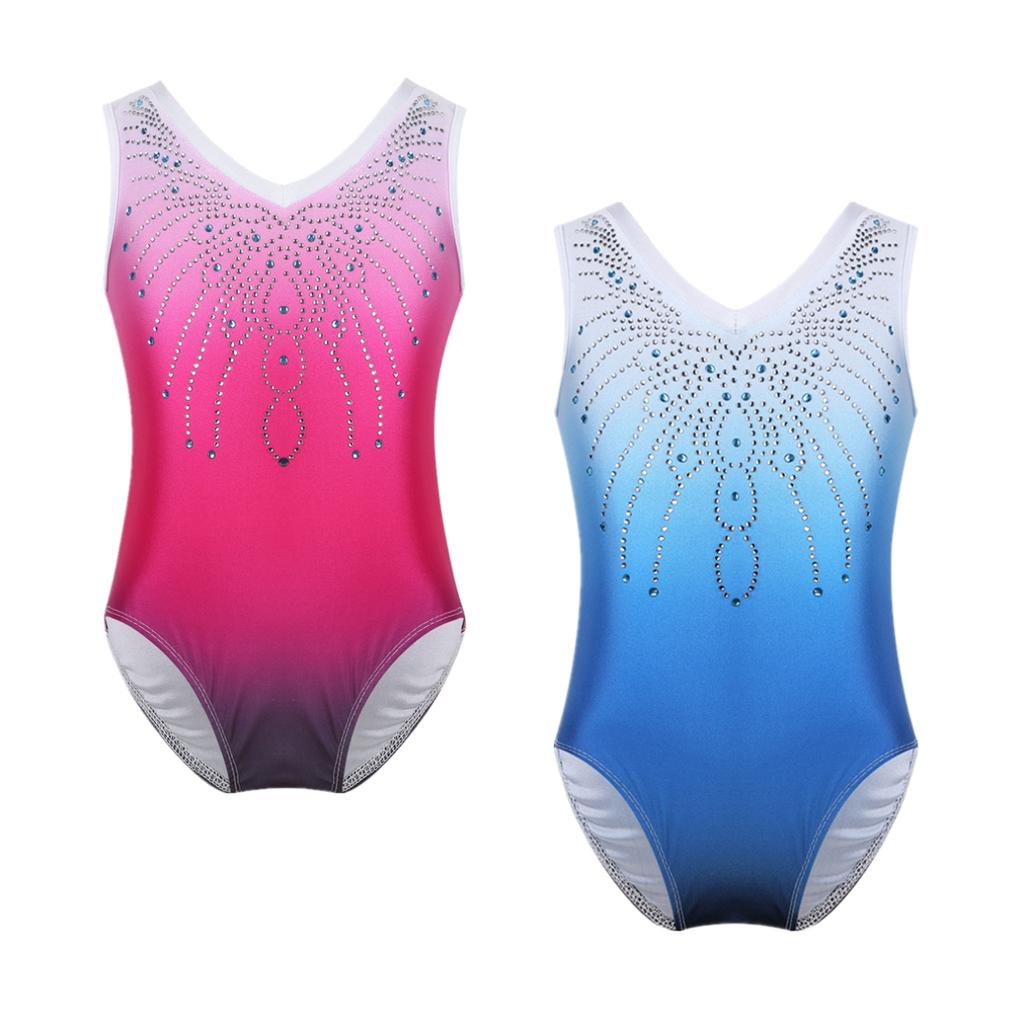 Kid Girl Ballet Dance Leotards Gymnastics Jumpsuits Sports Unitard Shiny Costume Kid Girl Ballet Dance Leotards Gymnastics Jumpsuits Sports Unitard Shiny Costume