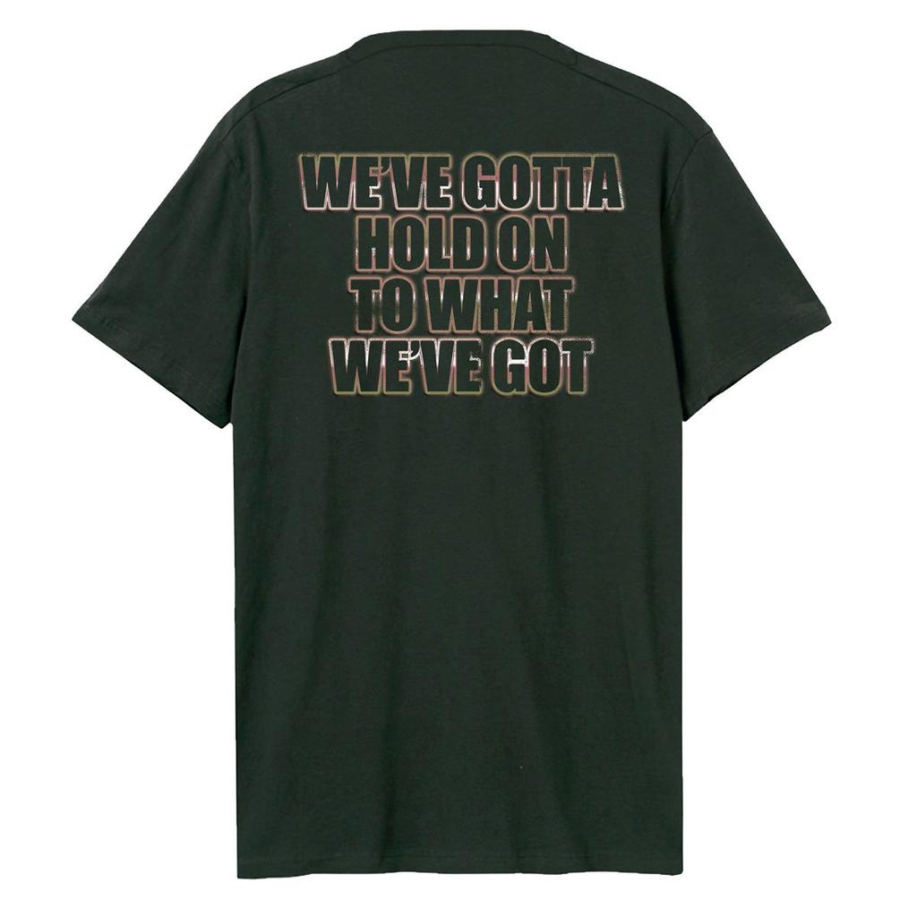 Amplified Unisex Adult Hold On Bon Jovi T-Shirt